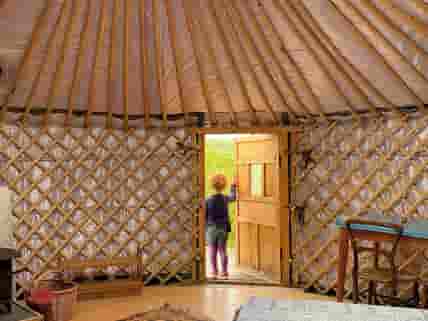 Walls of the yurt