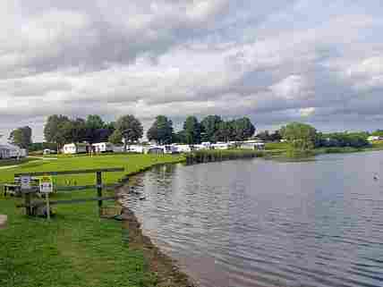 Lakeside camping