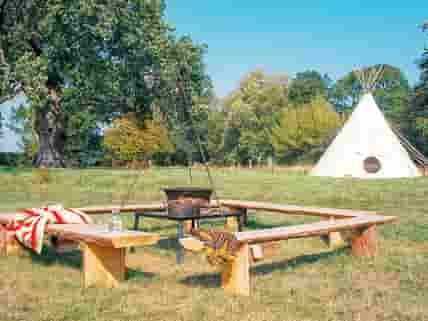 Firepit (each tipi has their own)