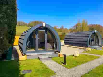 Luxury glamping pods