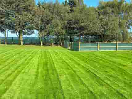 Well-kept grass pitches