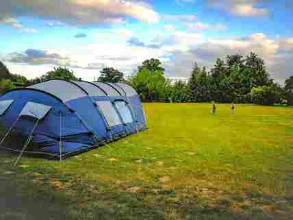 Visitor image of the grass tent