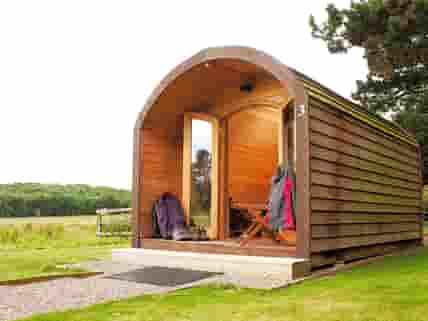 Camping pod on The Cotswold Way