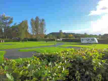 Spacious caravan pitches and lovely surroundings