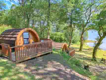 Pods overlooking Loch Awe