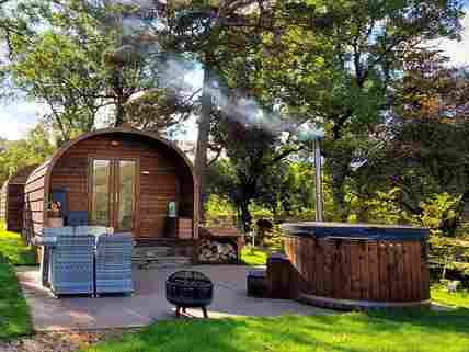 Glamping pods with hot tub lake district 2025