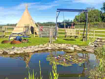 Camping & Tipi chill out area