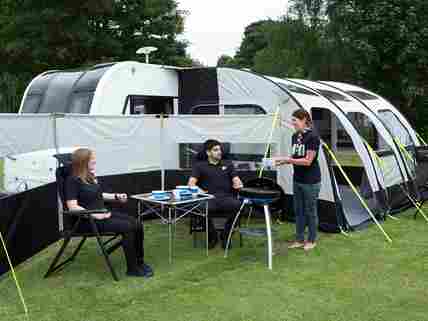 Touring caravan pitches in Grantham, Lincolnshire Open all Year from £27