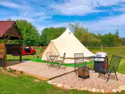 Visitor image of the best set up they have used for glamping so far !
