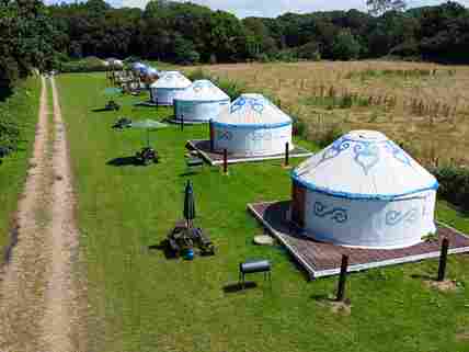Plush tents glamping sales
