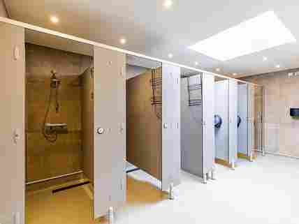 toilet and shower facilities