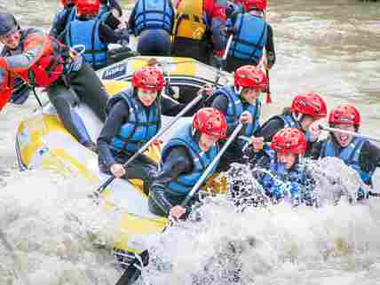 Rafting on the Genil river