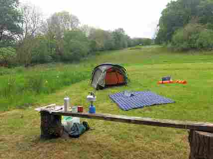 Peaceful campsite
