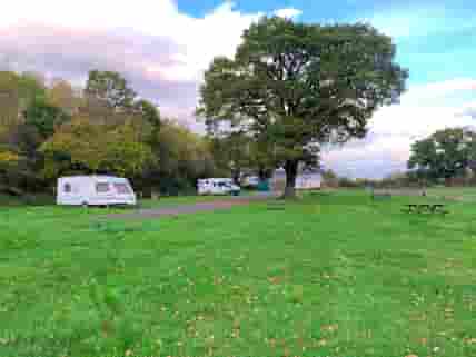 Caravans on the pitches