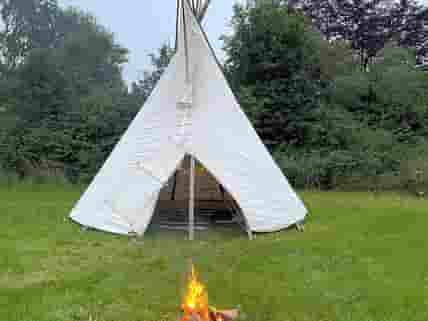 One of the tipis