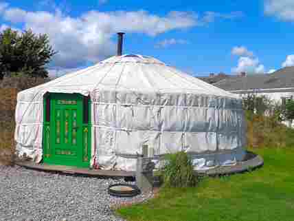 Yurt at Caalm camp