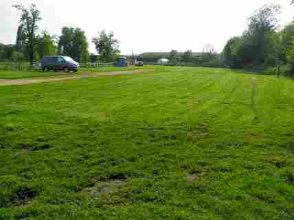 Spacious camping pitches