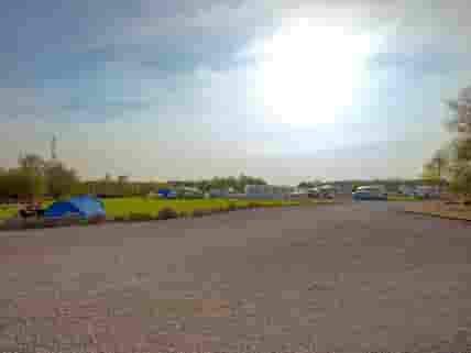 Touring area and grass area for tents