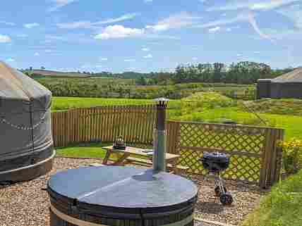 Yurts lake district store with hot tub