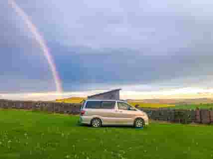 Visitor image of their pitch at the end of the rainbow
