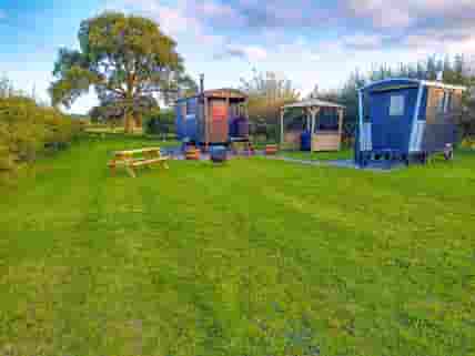 Shepherd's hut set in its own private paddock