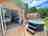 Killerby Old Hall Caravan Park: Deck outside a lodge