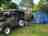 Camping Le Drennec: Flo a 1987 military ambulance renovated for a great camping experience.