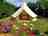Yorkshire Heart Vineyard: Bell tent exterior