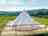 Ty Bach Holidays: Summers view bell tent on its own decking 