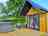 Pentrenant Hall: Deck and hot tub