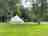 Wolsey Cottage Glamping: Lots of space around the bell tent
