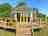 Moor Farm: Decking outside of the yurt