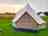 Sherwood Farm: Bell tent in the evening (photo added by manager on 08/07/2024)