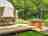 Owl Valley Glamping: View of geodome and wood fired hot tub