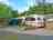 Mehefin Coed: Caravan with a covered patio, plus table and chairs 