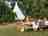 White House On Wye Glamping: Dinner time
