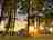 Staden Grange: Beautiful sunset from the pitch area