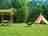 Tyn Cornel Camping: Covered picnic benches and firepits 
