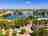 Camping de Bourbon-Lancy: Aerial view of the campsite and the Breuil lake