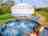 Gilfach Gower Farm: Hot tub behind the yurt 