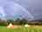 Dorset Glamping Fields: Rainbow over the bell tents (photo added by manager on 01/09/2022)