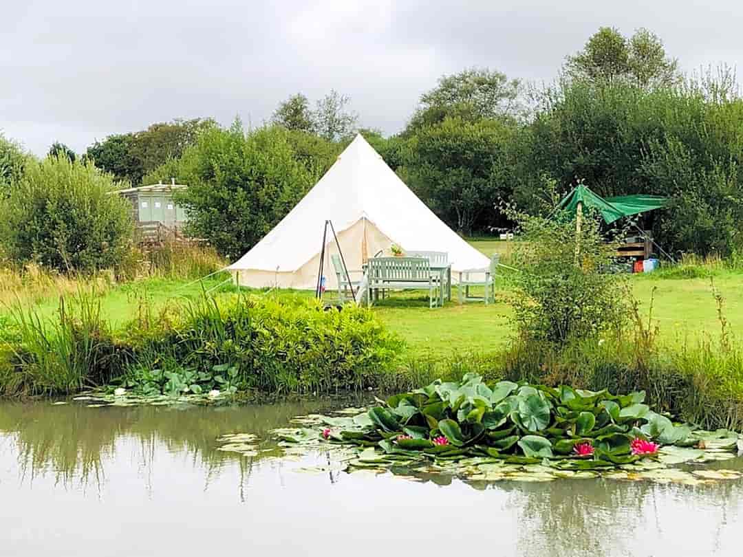 Pleasant Streams Farm Camping: Bell tent