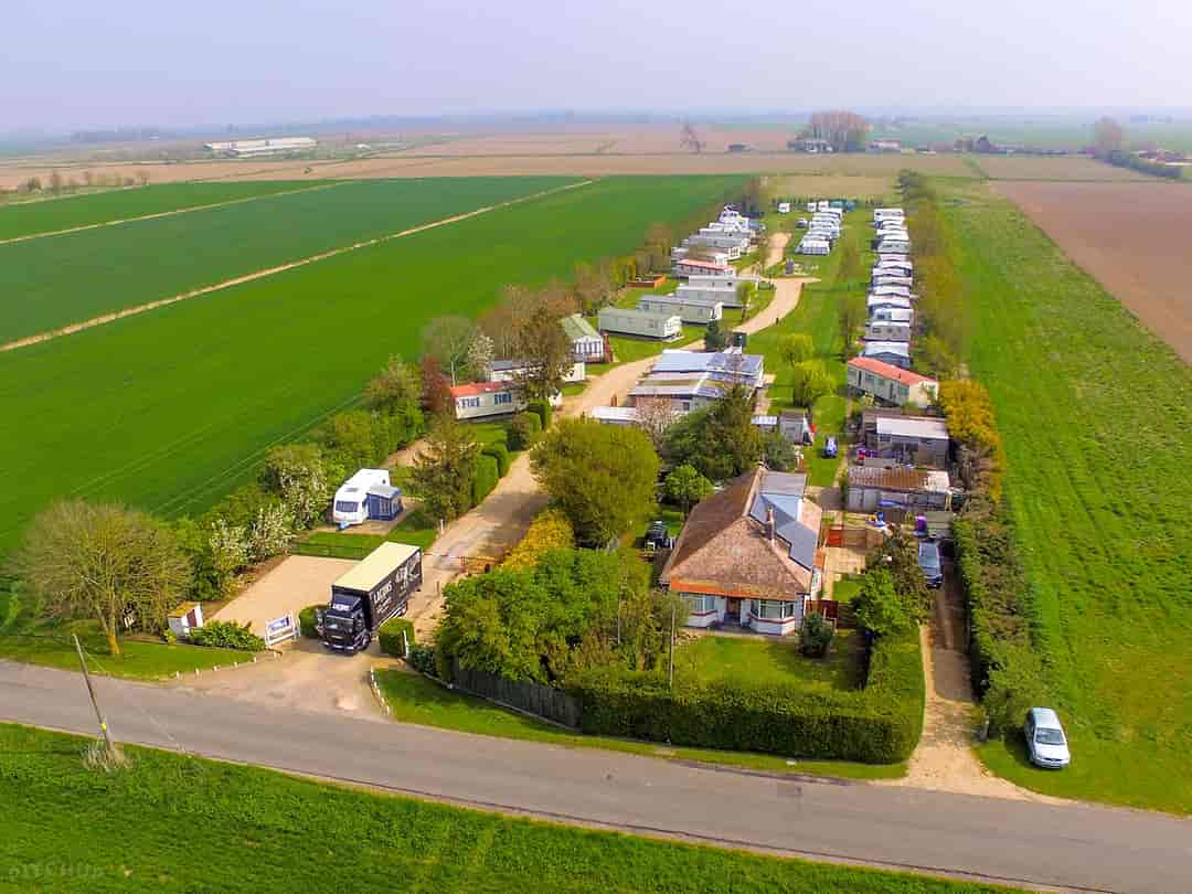Orchard View Caravan and Camping Park: Aerial view of site