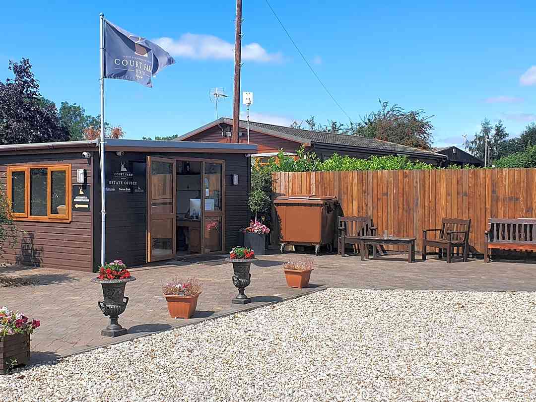 Gloucester Camping at Court Farm: The main office