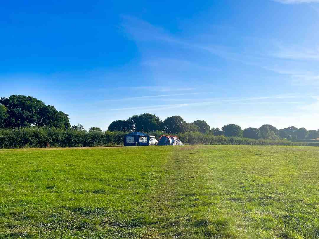 Camping at Oakfield Farm, Wotton Under Edge
