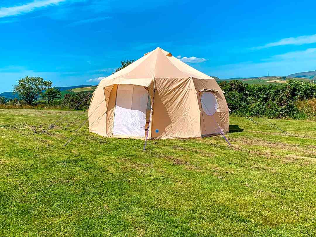 Tal-y-Fan Farm: The bell tent