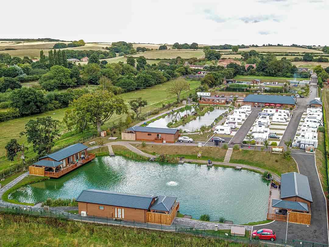 Caistor Lakes Leisure Park: Aerial view