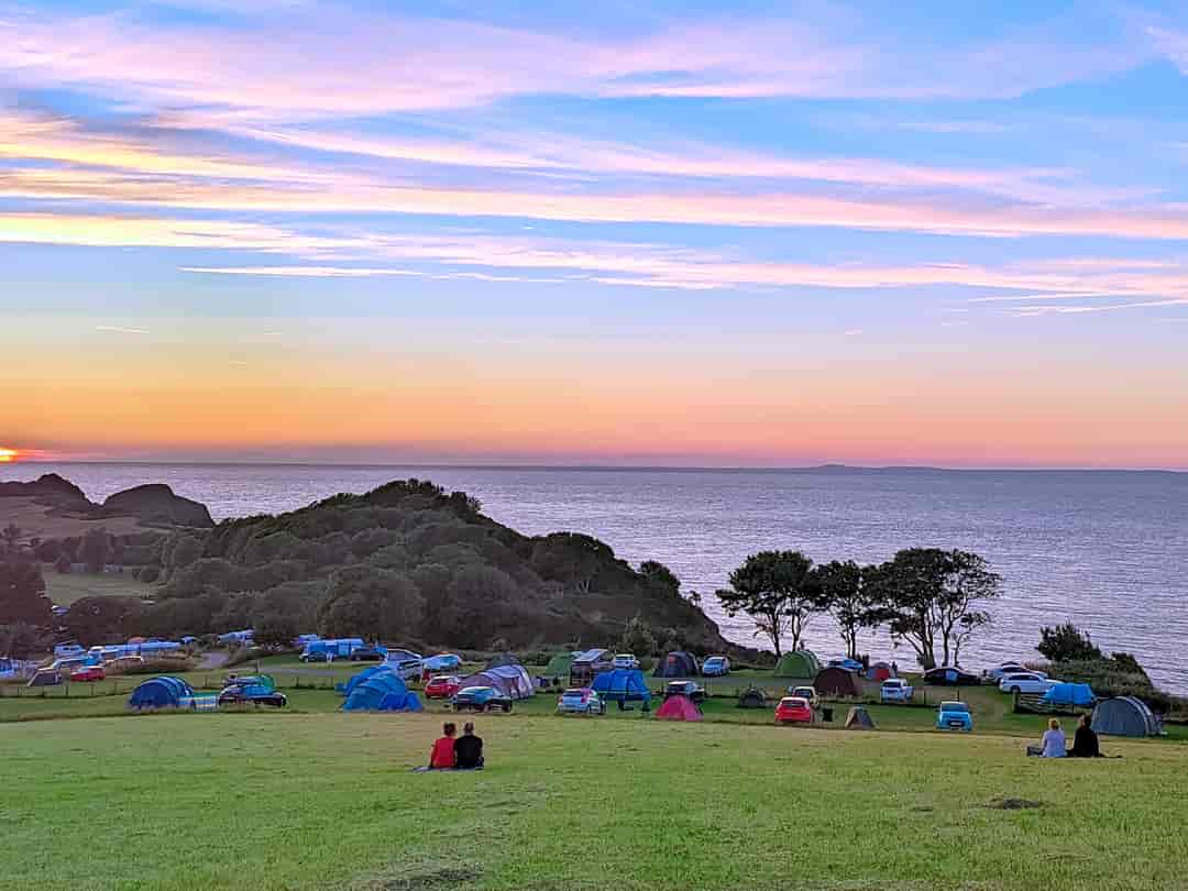 Watermouth Valley Camping Park: Sunset