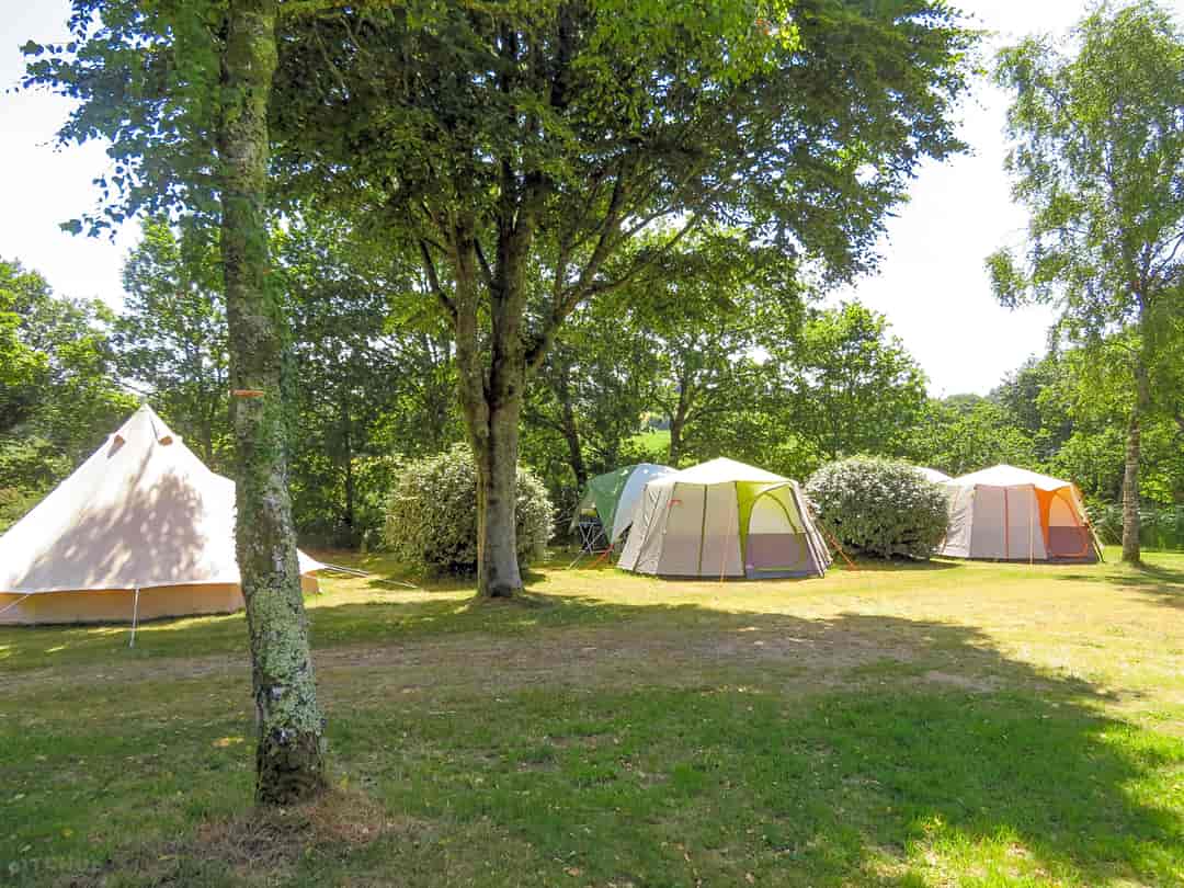 Camping Le Drennec: Pitches on site