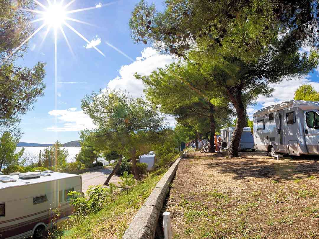 Camping Vranjica Belvedere: Premium pitch